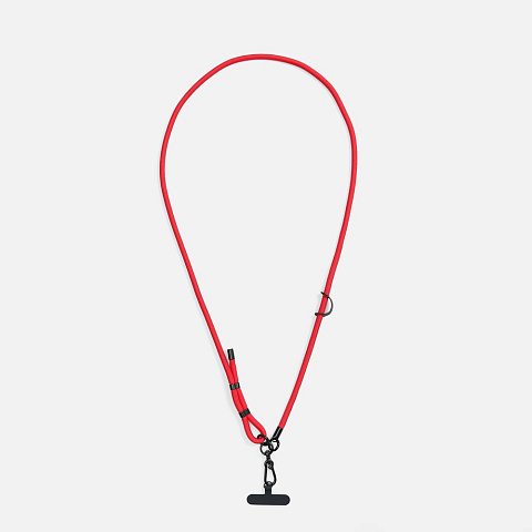 Шнурок для телефона OmniHold, красный - рис 2.