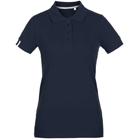 Рубашка поло женская Virma Premium Lady, темно-синяя - рис 2.
