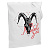 Холщовая сумка «Любовь зла», молочно-белая - миниатюра