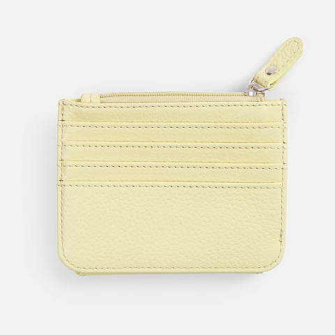 Картхолдер на молнии Unison, светло-зеленый - рис 4.