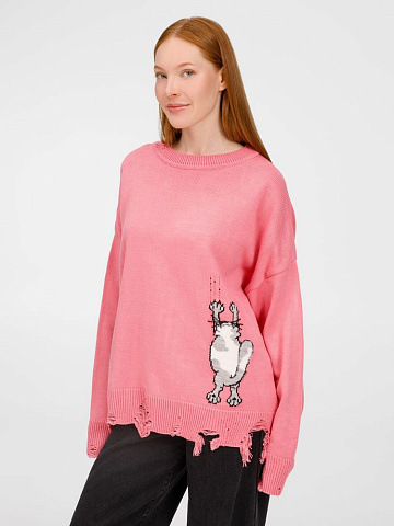 Джемпер Sharpick, розовый (фламинго) - рис 11.