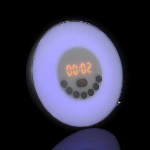 Лампа-колонка со световым будильником dreamTime, ver.2, черная - рис 14.