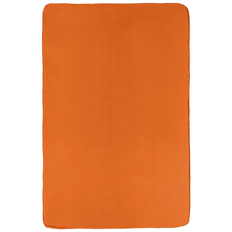 Флисовый плед Warm&Peace XL, оранжевый - рис 3.