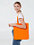 Холщовая сумка Avoska, оранжевая - миниатюра - рис 5.