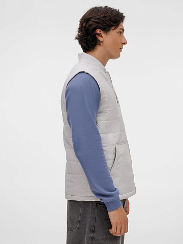 Жилет унисекс Warmbridge, светло-серый - рис 7.