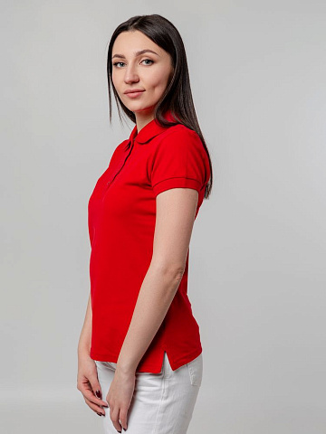 Рубашка поло женская Virma Premium Lady, красная - рис 8.