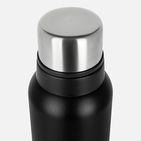 Термос Relaxika 1600 со стикерпаком, черный - рис 5.