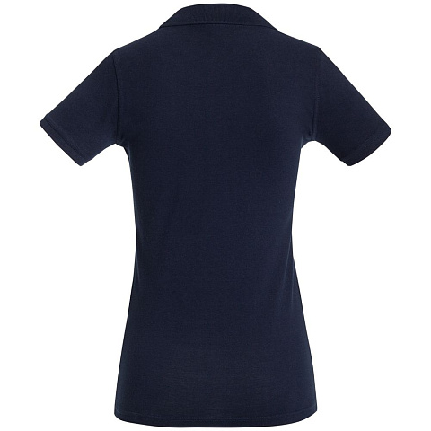 Рубашка поло женская Safran Timeless темно-синяя - рис 3.