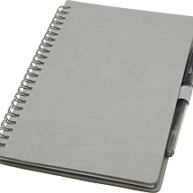 Slate многоразовый набор из блокнота в мягкой обложке и ручки - Серый