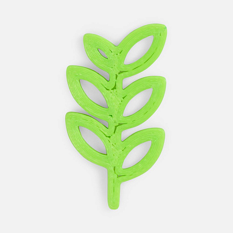 Подвеска Flora, 3D-печать на заказ, лист рябины - рис 2.