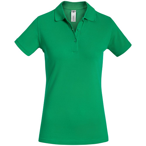 Рубашка поло женская Safran Timeless зеленая - рис 2.
