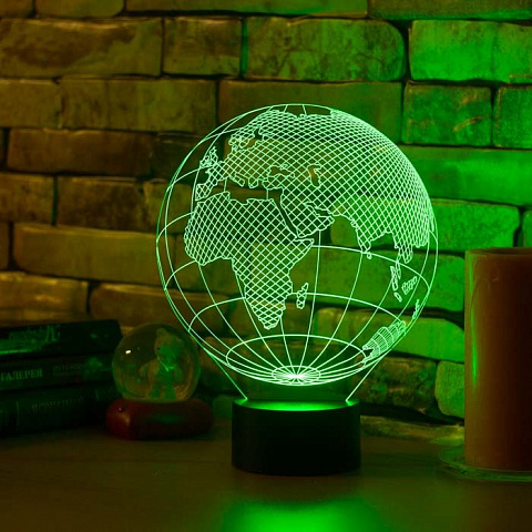 3D светильник Глобус - рис 3.