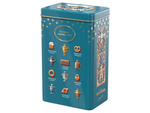 БОЛЬШАЯ БАНКА С РЕЛЬЕФОМ. Зелёный чай с мятой и цельными ягодами малины.500г. - рис 2.