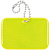 Светоотражатель Spare Care, прямоугольник, желтый неон - миниатюра