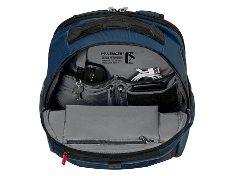 Рюкзак WENGER XE Professional 15.6, синий, переработанный ПЭТ/Полиэстер, 32х22х44 см, 23 л. - рис 6.
