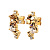 Серьги CURRA SG GOLDEN Dyrberg Kern 480083 - миниатюра