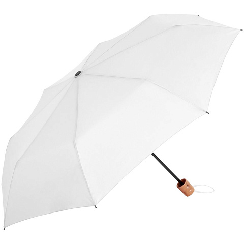 Зонт складной OkoBrella, белый - рис 2.