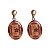 Серьги Незабудки Clara Bijoux A75772-2 BR - миниатюра