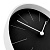 Часы настенные Neo, черные с белым - миниатюра - рис 4.
