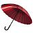 Зонт "Палитра" красный - миниатюра - рис 2.