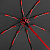 Зонт складной AOC Colorline, красный - миниатюра - рис 3.