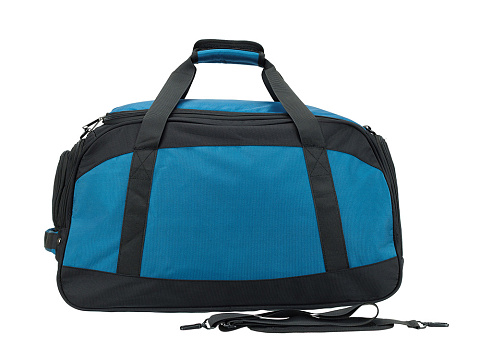 Сумка спортивная TORBER, синий/черный, полиэстер, 52 х 25 х 30 см - рис 6.