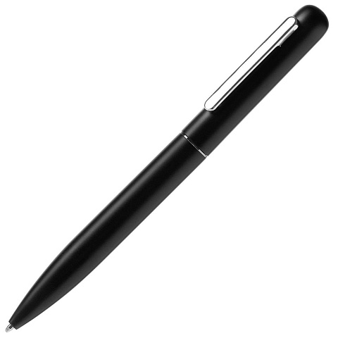 Ручка шариковая Scribo, матовая черная - рис 2.
