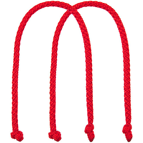 Ручки Corda для пакета M, ярко-красные (алые) - рис 2.