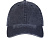Графтон 6-панельная промытая кепка, темно-синий - миниатюра - рис 2.