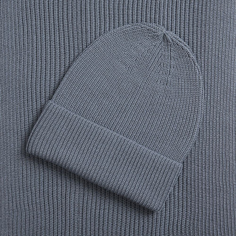 Шапка Nobilis Mono, серая (стальная) - рис 4.