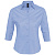 Рубашка женская с рукавом 3/4 Effect 140, голубая - миниатюра - рис 2.