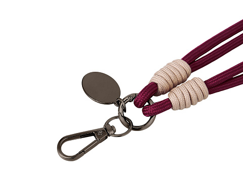 Брелок-браслет Bohemian, бургунди - рис 2.