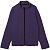 Куртка флисовая унисекс Manakin, фиолетовая - миниатюра