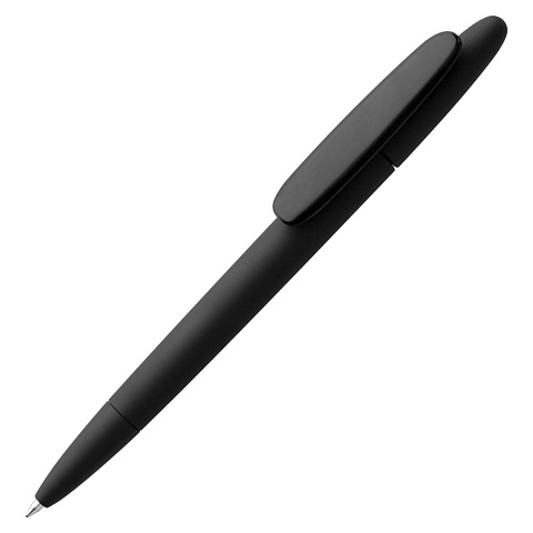 Ручка шариковая Prodir DS5 TRR-P Soft Touch, черная - рис 2.