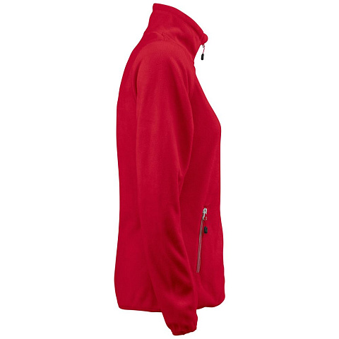Куртка флисовая женская Twohand красная - рис 4.