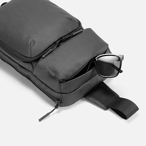 Рюкзак на одно плечо Jekko, черный - рис 8.