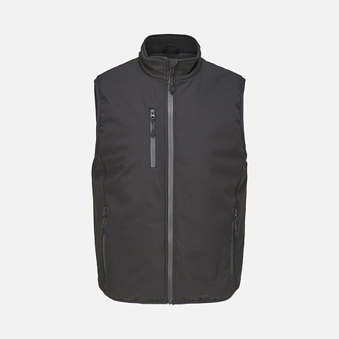 Жилет софтшелл унисекс Falcon BW, черный