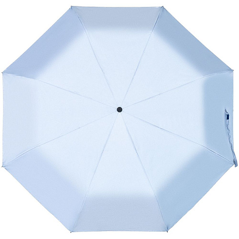 Зонт складной Manifest Color со светоотражающим куполом, синий - рис 3.