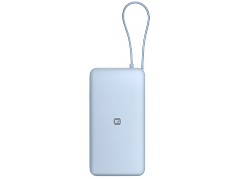 Внешний аккумулятор со встроенным кабелем Xiaomi 67W Power Bank 20000 (Integrated Cable) Ice Blue - рис 3.