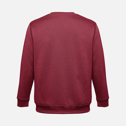 Свитшот унисекс Delta, бордовый - рис 3.