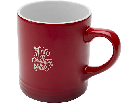 Laguna керамическая кружка объемом 330 мл, красный - рис 4.