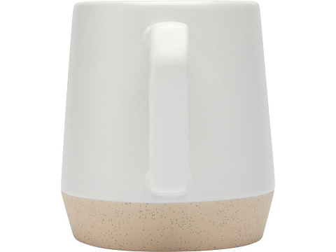 Dolce керамическая кружка объемом 300 мл с матовой отделкой, белый - рис 3.