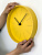 Часы настенные Ozzy, желтые - миниатюра - рис 4.