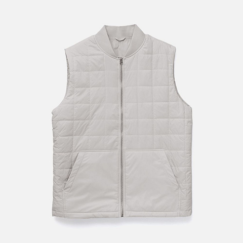 Жилет унисекс Warmbridge, светло-серый - рис 2.