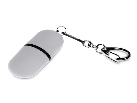 Флешка Goutte Soft-touch на 16 Гб, белый