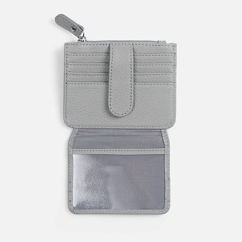 Картхолдер на молнии Unison, серый - рис 5.