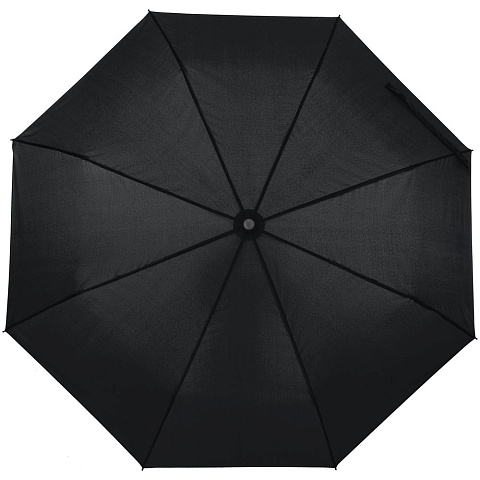 Зонт складной Monsoon, черный - рис 2.
