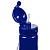 Бутылка для воды Barley, синяя - миниатюра - рис 6.