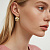 Серьги DISAR SG GOLDEN Dyrberg Kern 480090 - миниатюра - рис 2.