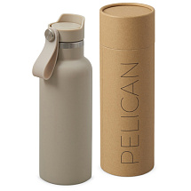 Вакуумная термобутылка Pelican, 500 мл, бежевый